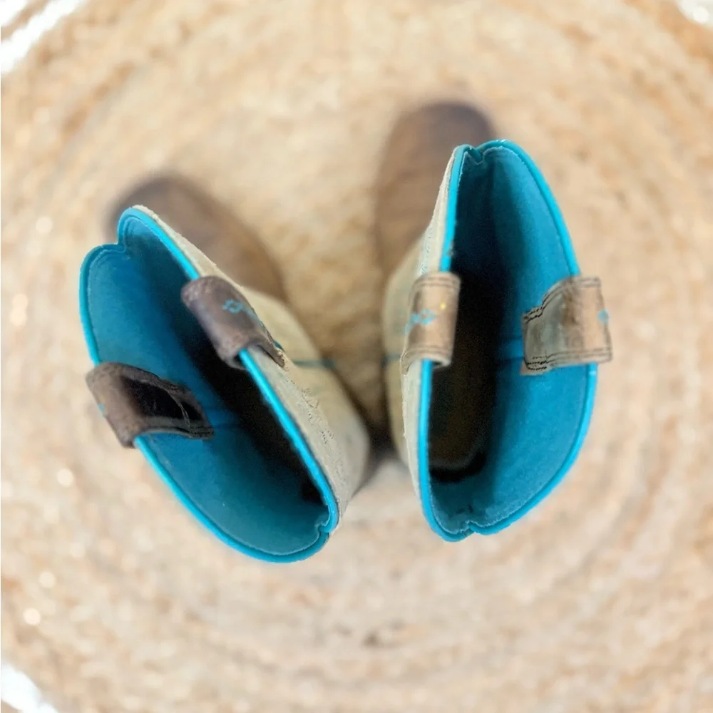 🌾 Ariat Quick Draw Turquoise‎ Leather Boots